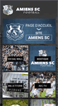 Mobile Screenshot of amiensfootball.com